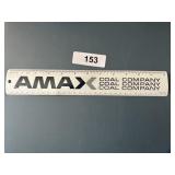 Amax Coal Company Advertising Ruler