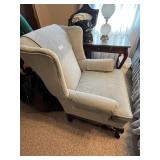 Blue Wingback Chair
