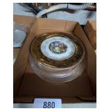22K Crest-O-Gold Plate Colonial Style Plate +