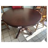 42" Diameter Dining Table w/ Cherry Finish