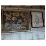 (2) Floral Wall Art
