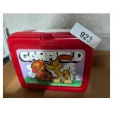 1978 Garfield Plastic Thermos Lunch Box w/