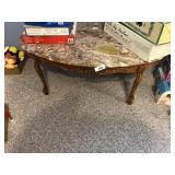 Pink-ish Marble Top Coffee Table