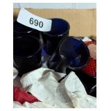 (15+) Cobalt Blue Votive Holders, +