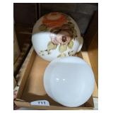 (2) Vintage Lamp Globes -**