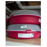 (2) 24" Snap Lock Storage Boxes w/