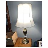 (2) Brass Tone Table Lamps