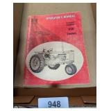 Operators Manual - IH McCormick Farmall 656