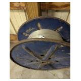 Large Metal Reel w/ Electric Fence Wire
