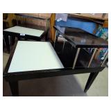 Matching End Tables Says Genuine Mahogany