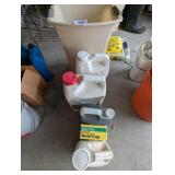 Trash Cans, Herbicides & Mole Trap