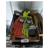 Work Gloves, Light, Hex Key Set