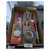 8" Long Nose Plier, Tape, Light, Brush, +