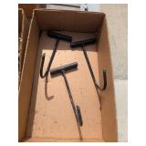 (3) Hay Hooks