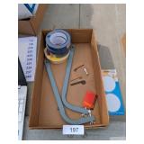 (2) 12" Tubular Frame Hacksaws, Tape, +