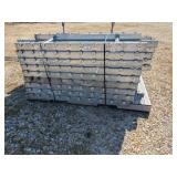 (9) Pieces Aluminum Rollers -shorter