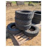 (5) Goodyear Wrangler LT245/75R17