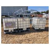 (3) 275gal. Totes