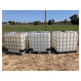 (3) 275gal. Totes