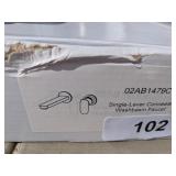 Single Lever Concealed Washbasin Faucet