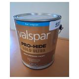 (1) gal. Valspar Interior Flat Self Priming Paint