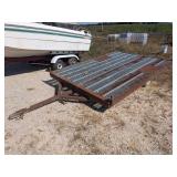 Flatbed Single Axle Trailer (no title)