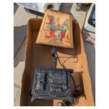 Vintage Venus Cast Iron Stove Lamp