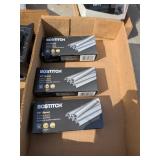 (3) Packs of Bostitch 1/4" Staples
