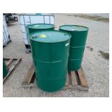 (3) 55 gal. Metal Drums / Barrels