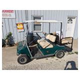 Club Car Electric Golf Cart w/ Back Seat & Charger