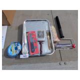 Paint Tray, Putty Knife, Roller Frame, Roller, +