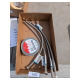 (4) 20" Water Supply Lines, Duct Tape,