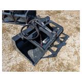 Wolverine Mini Skid Steer Stump Grapple Bucket 44"