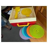 1971 Fisher Price Music Box Record Player Toy 1971 Fisher Price Music Box Record Player Toy