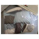 King Comforter, (2) Shams & (3) Decorative King Comforter, (2) Shams & (3) Decorative