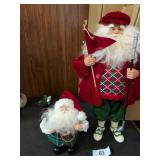 (2) Golfing Santas (2) Golfing Santas