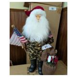 Soldier Santa in Camo 18" T Soldier Santa in Camo 18" T
