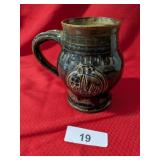 1988 Jasper Strassenfest Hand Made Pottery Stein 1988 Jasper Strassenfest Hand Made Pottery Stein