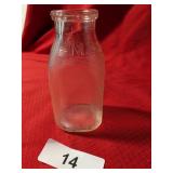 Indianapolis MBS 1/3 Qt. Milk Bottle Indianapolis MBS 1/3 Qt. Milk Bottle