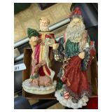 (2) Old World Santa Figurines (2) Old World Santa Figurines