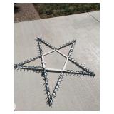Light Up Star Outdoor Decor Approx 36" Across Light Up Star Outdoor Decor Approx 36" Across