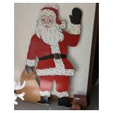 Hand Crafted Plywood Santa Yard Decor Hand Crafted Plywood Santa Yard Decor