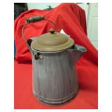 Gray Graniteware Coffee Pot Gray Graniteware Coffee Pot
