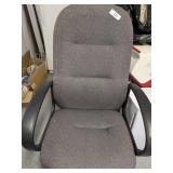 Gray Adjustable Rolling Office Chair Gray Adjustable Rolling Office Chair