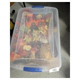 Fall Decor In Tote w/ Lid Fall Decor In Tote w/ Lid