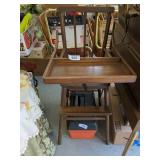 Vintage Wood High Chair Vintage Wood High Chair