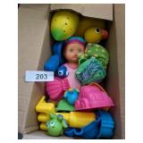 Toddler Bath Toys w/ Battery Op Swimmy Doll Toddler Bath Toys w/ Battery Op Swimmy Doll