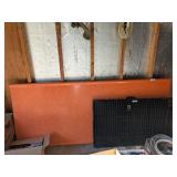 Section of Orange Formica Countertop Section of Orange Formica Countertop
