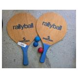 (2) Sportcraft Rallyball Rackets (2) Sportcraft Rallyball Rackets