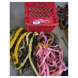 Prairie Farms Milk Crate & (2) Volleyball Nets Prairie Farms Milk Crate & (2) Volleyball Nets